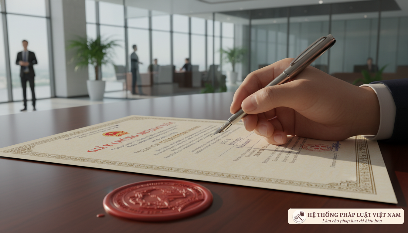 Ký hồ sơ nộp tiền sử dụng đất tại cơ quan thuế
