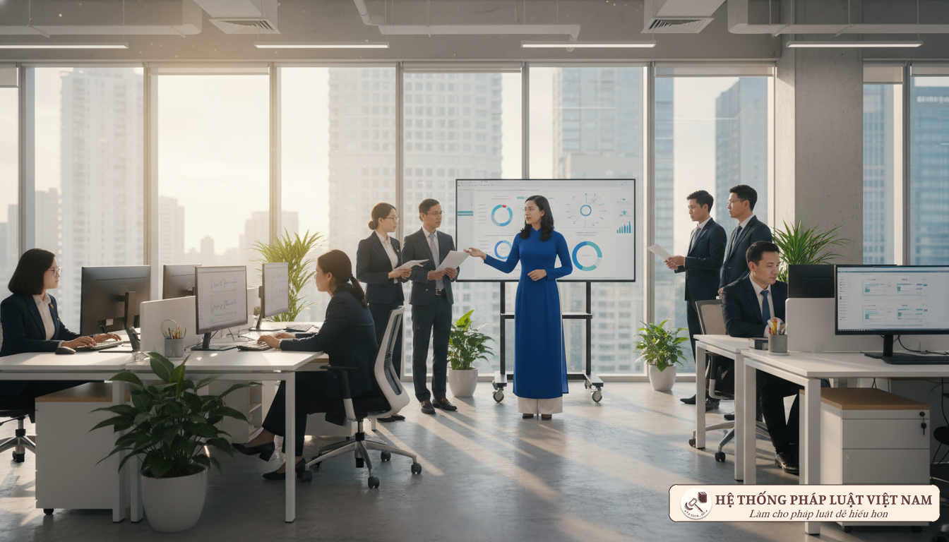 Cán bộ công chức Việt Nam làm việc chuyên nghiệp
