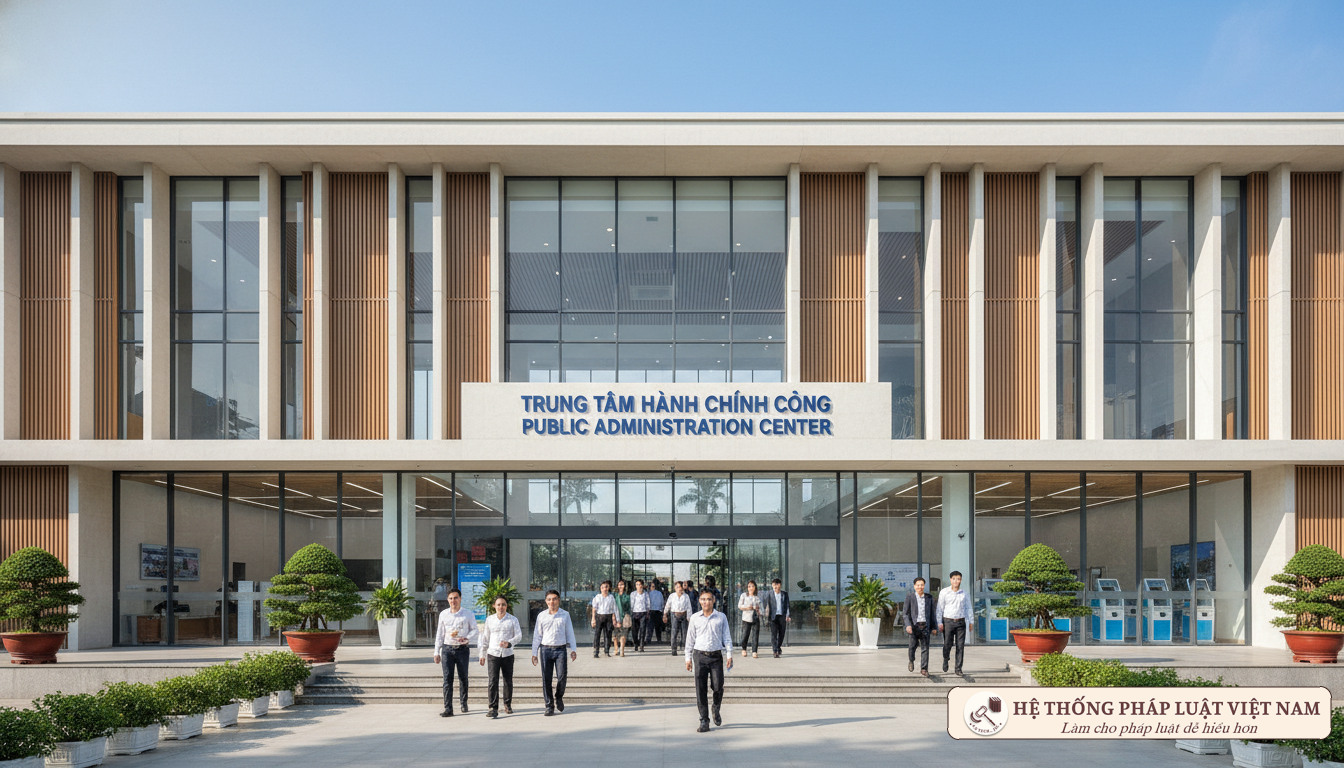 Trụ sở đơn vị sự nghiệp công lập hiện đại
