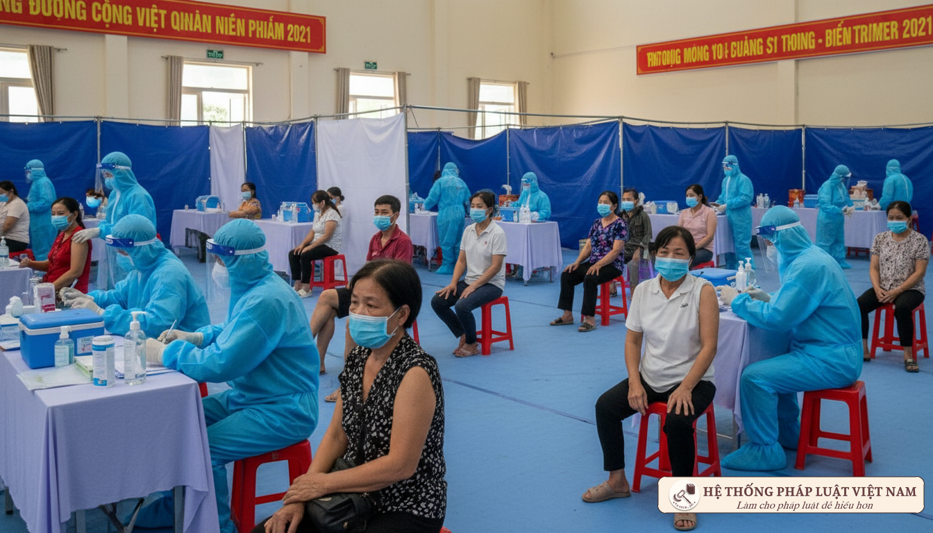 Hà Nội &#039;thần tốc&#039; tiêm chủng: Phấn đấu 100% người dân trên 18 tuổi được tiêm vắc xin trước ngày 15/9/2021
