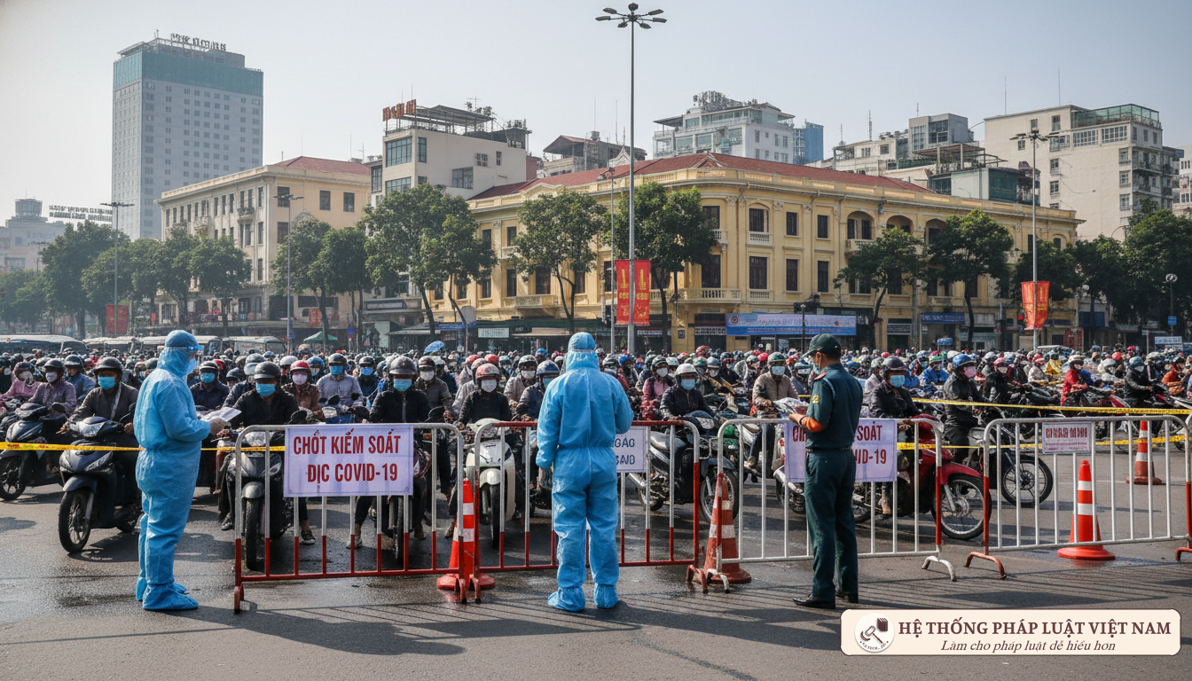 TP.HCM: Những đối tượng nào được ưu tiên qua chốt kiểm soát mà không cần Giấy đi đường từ 23/8/2021?

