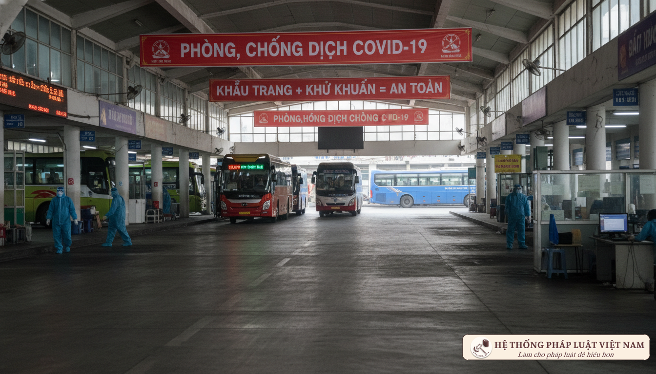 Hà Nội &#039;siết chặt&#039; vận tải: Tạm dừng toàn bộ xe khách đi và đến 14 tỉnh thành từ 0h ngày 08/7/2021
