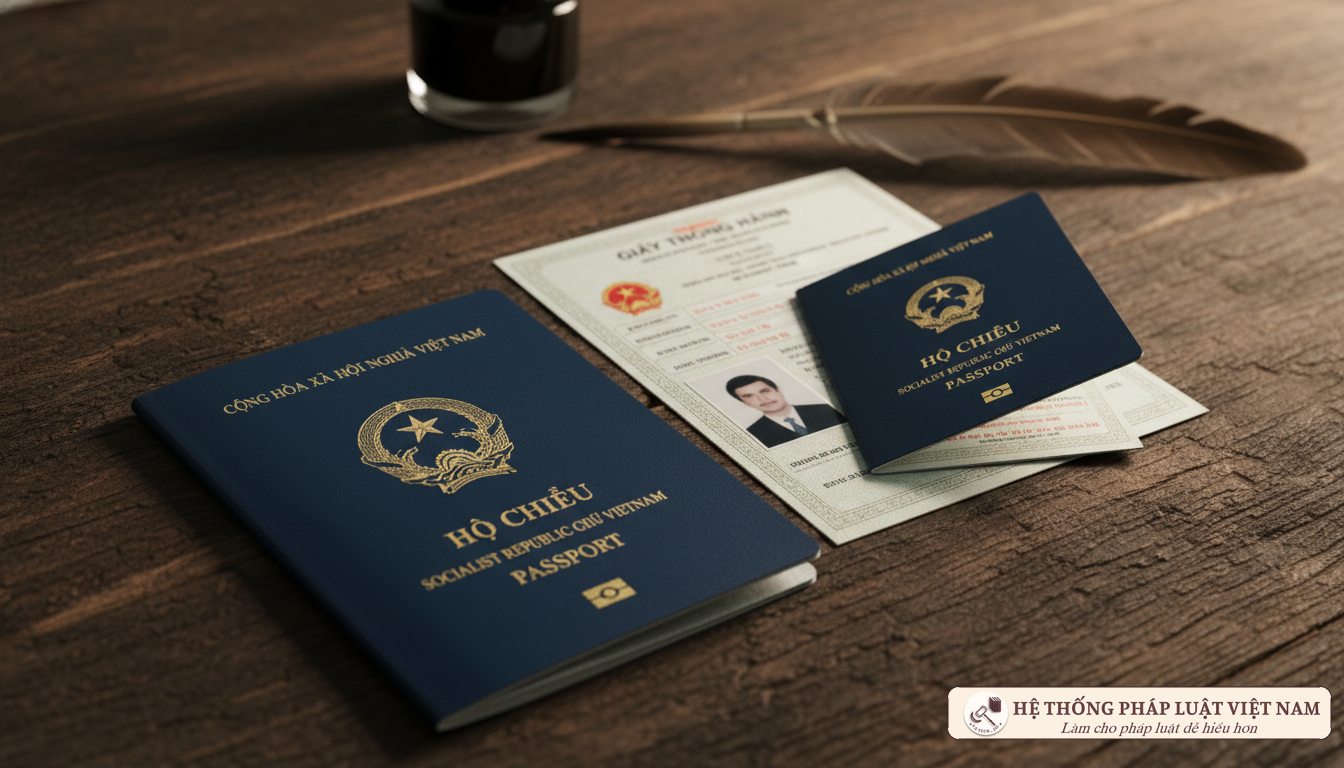Cận cảnh các mẫu Giấy thông hành và Hộ chiếu gắn chip mới theo quy định của Bộ Công an từ 14/8/2021
