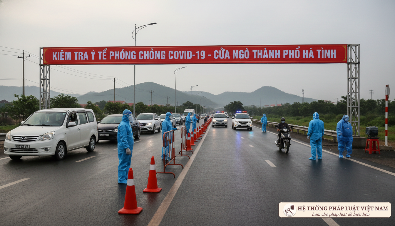 KHẨN: Toàn TP. Hà Tĩnh chính thức giãn cách xã hội theo Chỉ thị 16 từ 12h trưa nay (08/6/2021)
