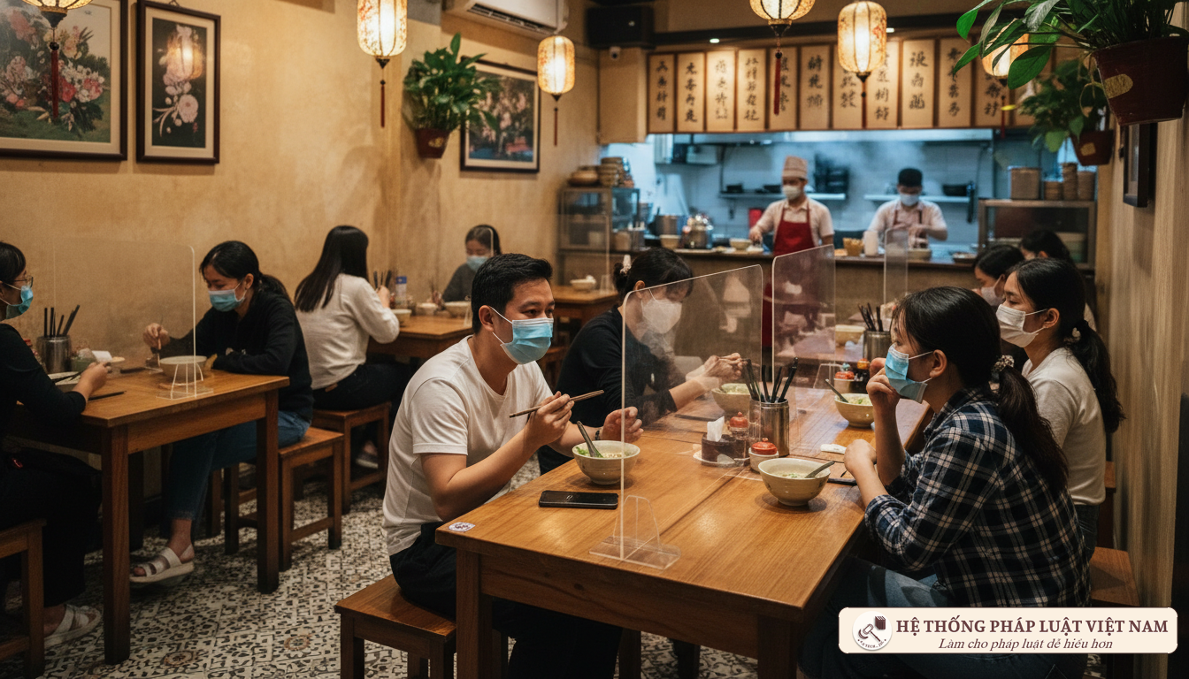 Hà Nội: Nhà hàng trong nhà được mở cửa, quán ăn vỉa hè tạm dừng hoạt động từ 16/02/2021
