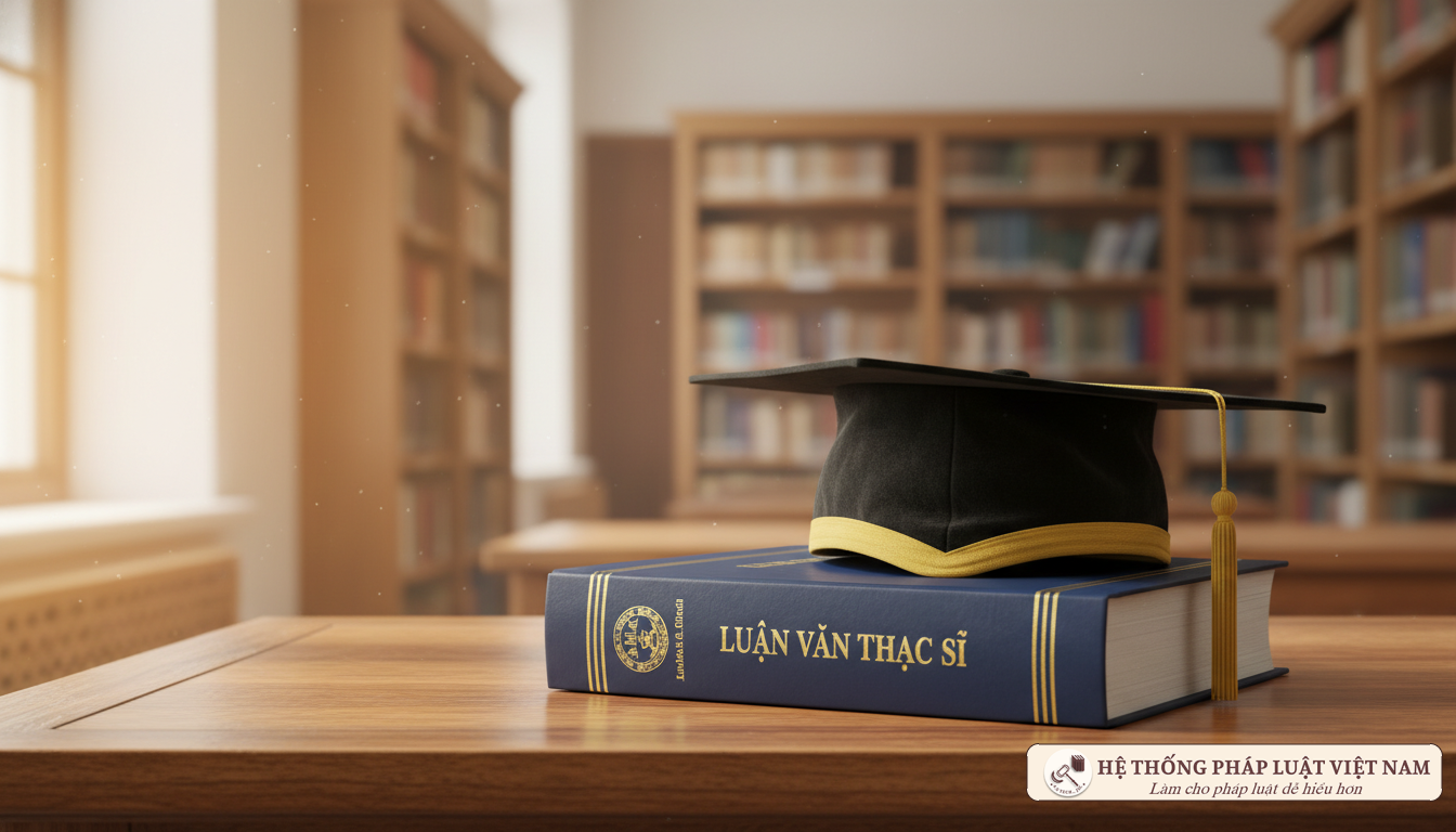 Luận văn thạc sĩ và mũ cử nhân