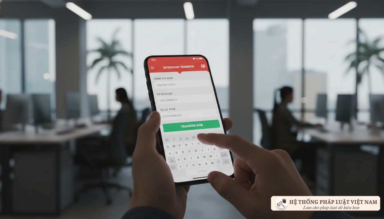 Chuyển tiền qua mobile banking