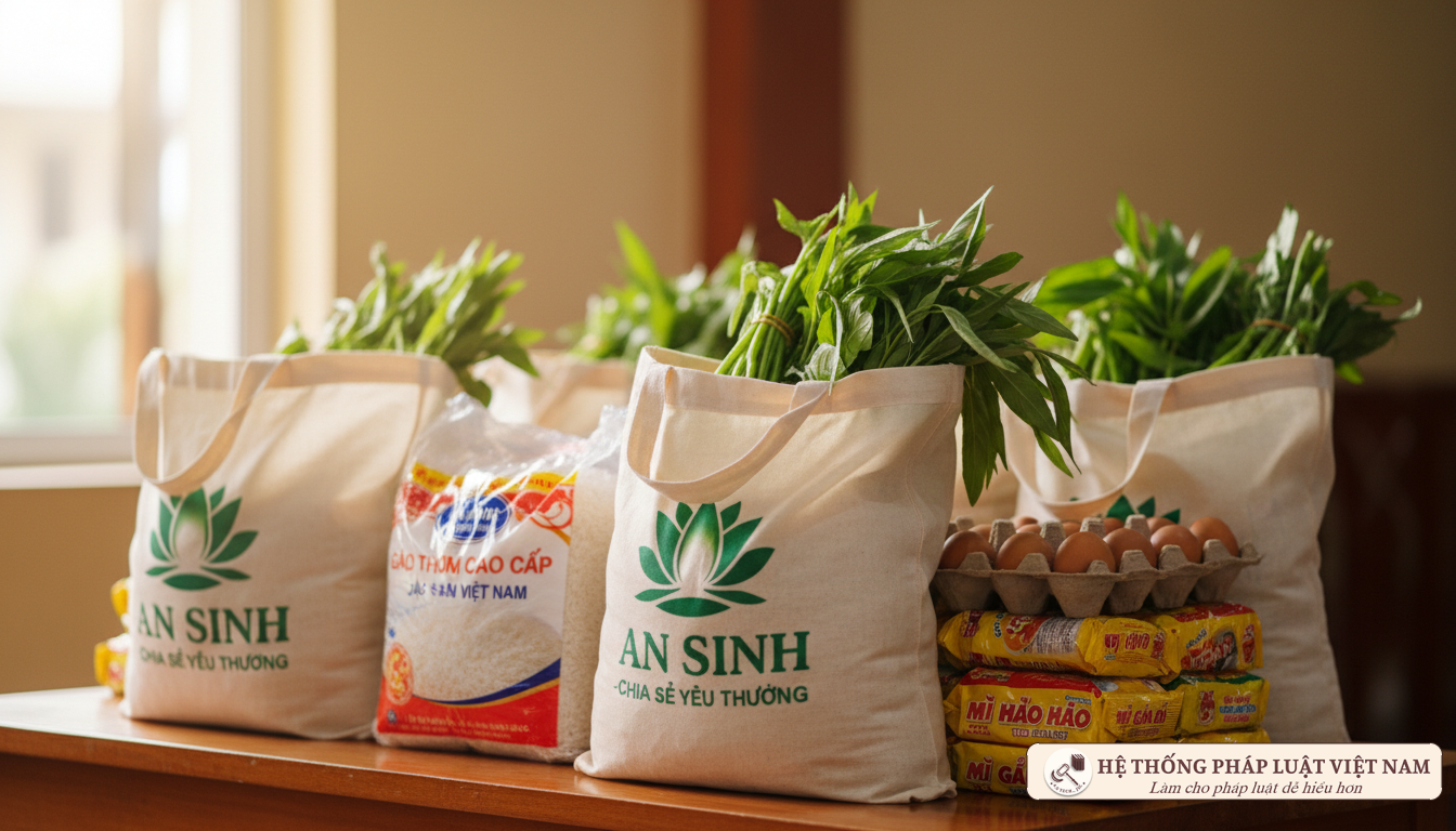 Túi an sinh thực phẩm thiết yếu cho người dân TP.HCM