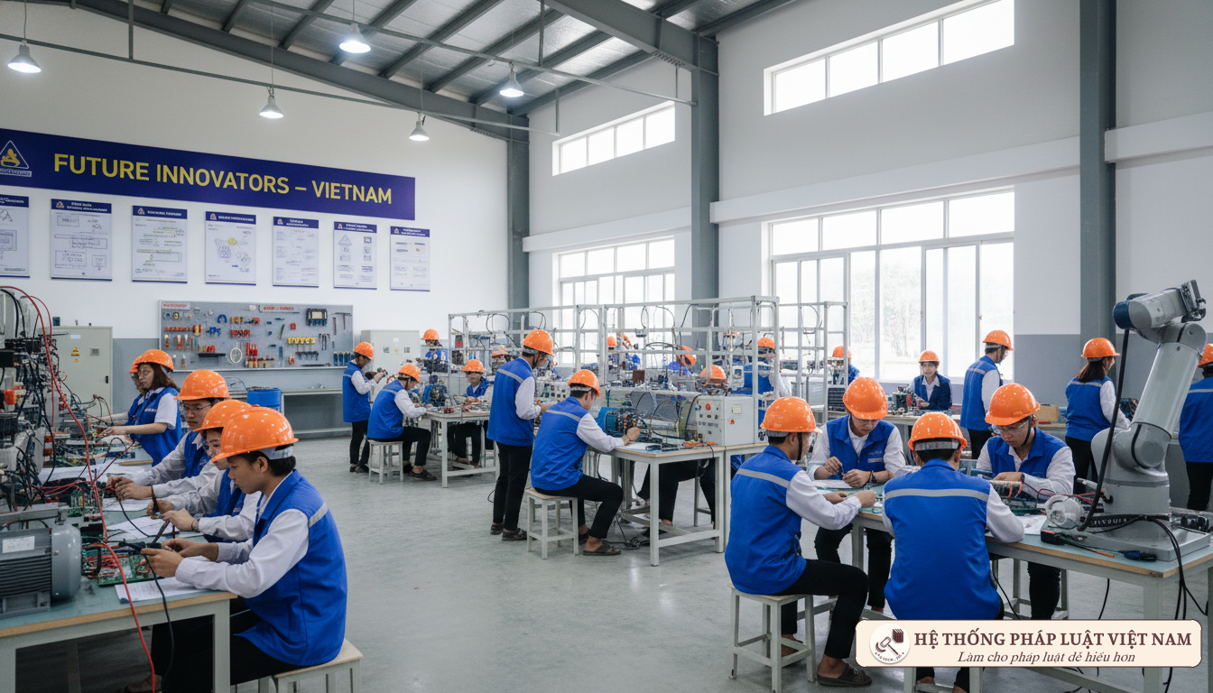 Học viên thực hành kỹ thuật