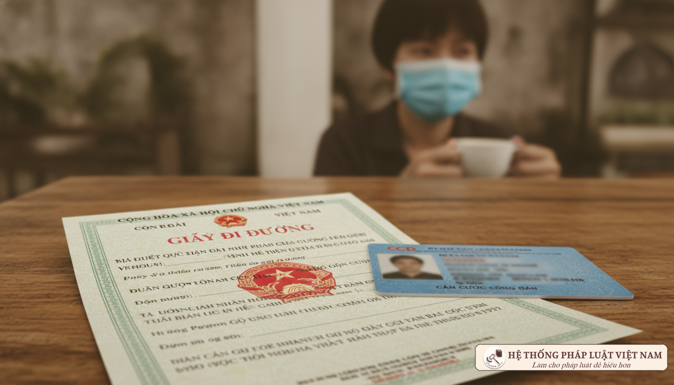 Mẫu Giấy đi đường Hà Nội có xác nhận của UBND phường