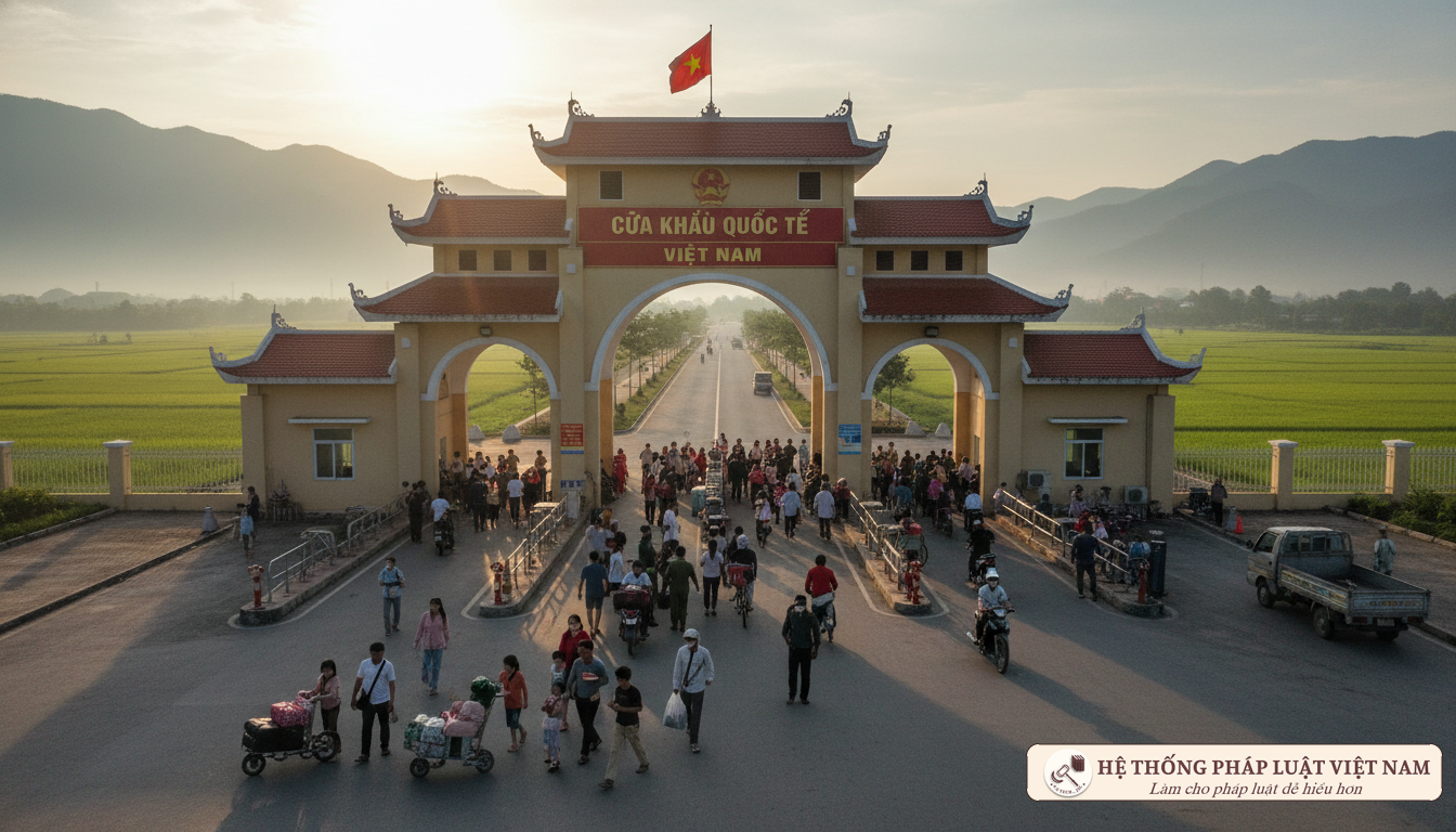 Hoạt động tại cửa khẩu biên giới Việt Nam