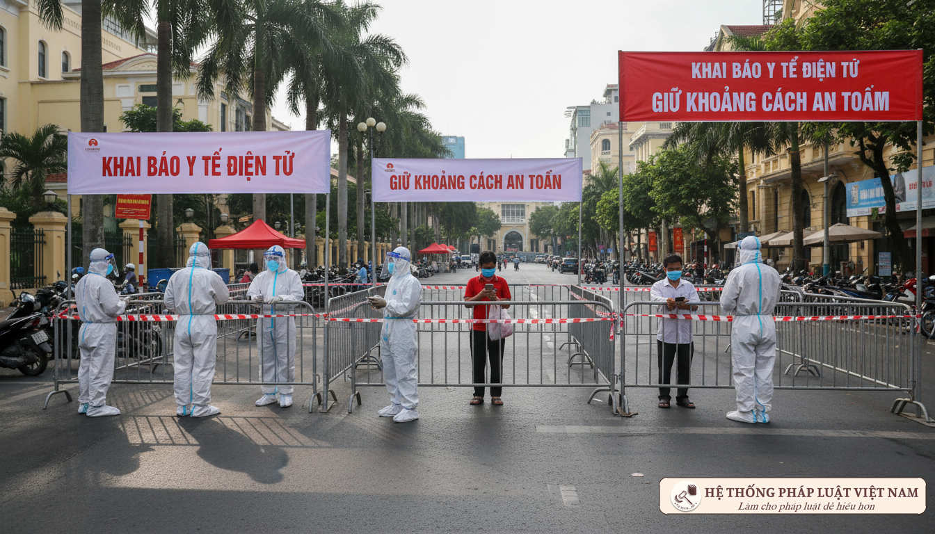 Chốt kiểm soát y tế TP.HCM 2021