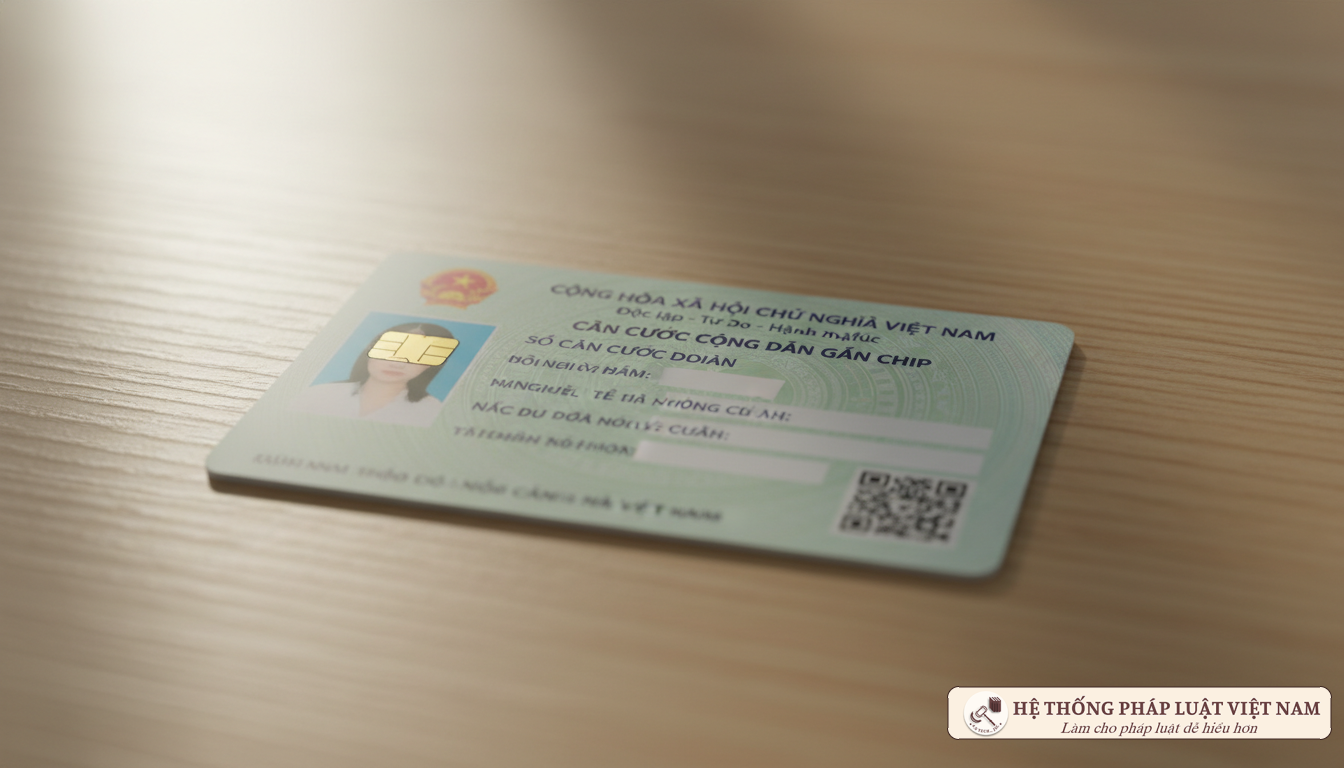 Mẫu thẻ Căn cước công dân gắn chip