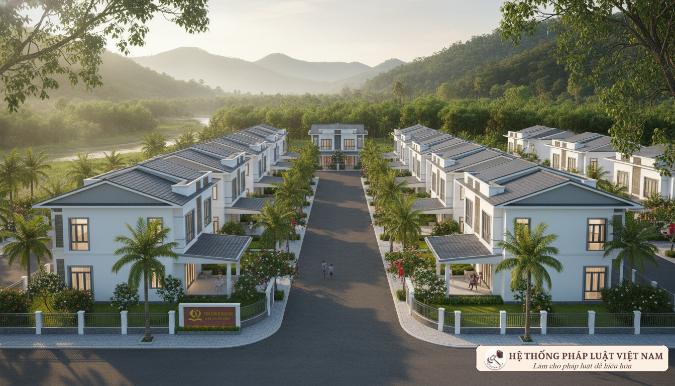 Khu nhà ở quân nhân tại khu kinh tế quốc phòng