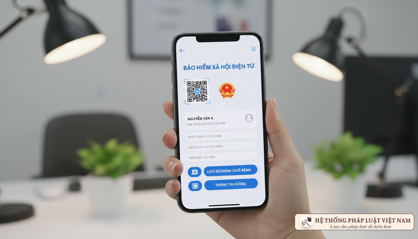 Giao diện ứng dụng VssID trên điện thoại