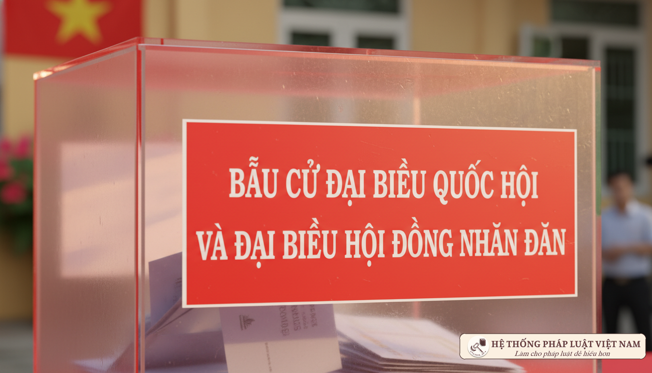 Hòm phiếu bầu cử đại biểu Quốc hội