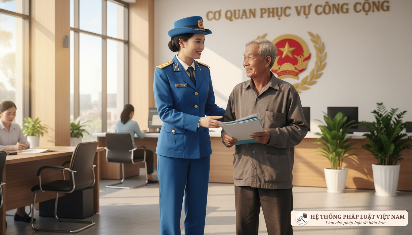 Cán bộ hướng dẫn thủ tục BHYT