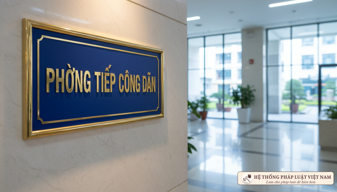 Phòng tiếp công dân tại cơ quan Nhà nước