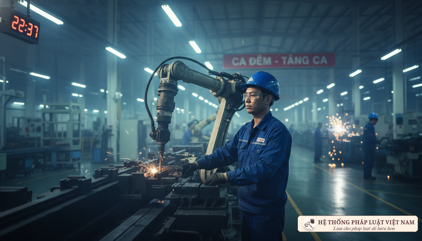 Làm thêm giờ vào ban đêm