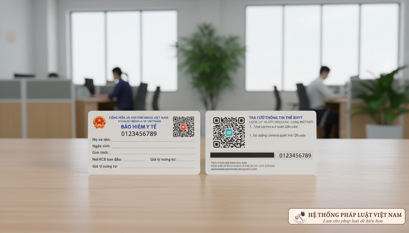 Cận cảnh thẻ BHYT mẫu mới 2021