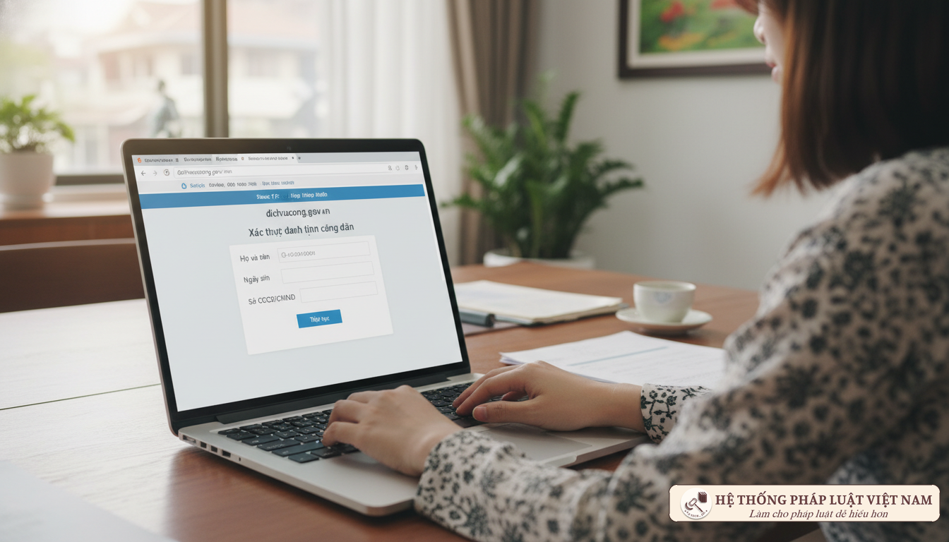 Đăng ký cấp giấy xác nhận số CMND online 2021