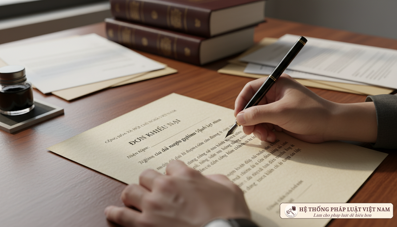 Quy trình xử lý đơn thư khiếu nại tố cáo mới Người dân soạn thảo đơn khiếu nại tố cáo theo quy định pháp luật