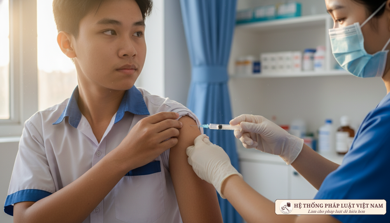 Tiêm vaccine cho trẻ em Việt Nam năm 2021