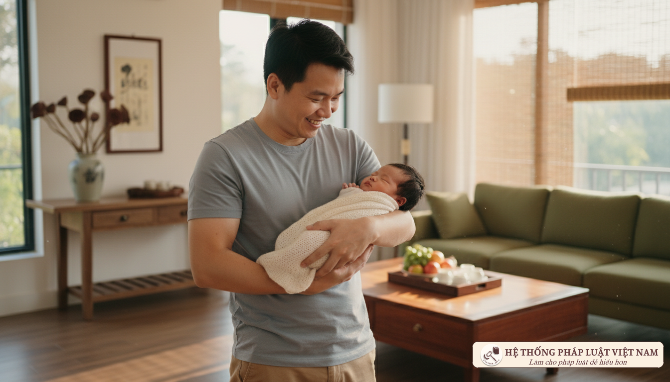 Tin vui cho các ông bố: Từ 01/9/2021, chồng được nghỉ thai sản nhiều lần khi vợ sinh con
