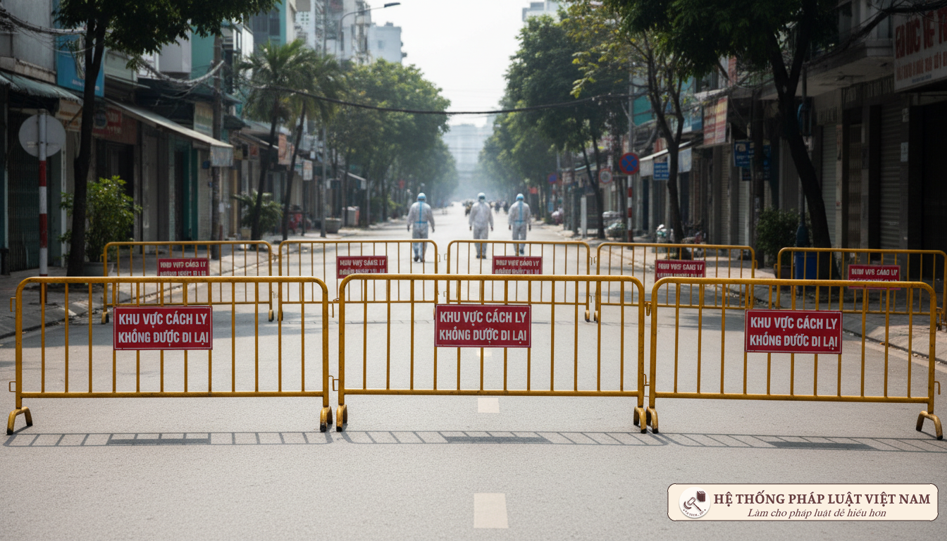 Chốt kiểm soát dịch bệnh COVID-19 tại TP.HCM năm 2021