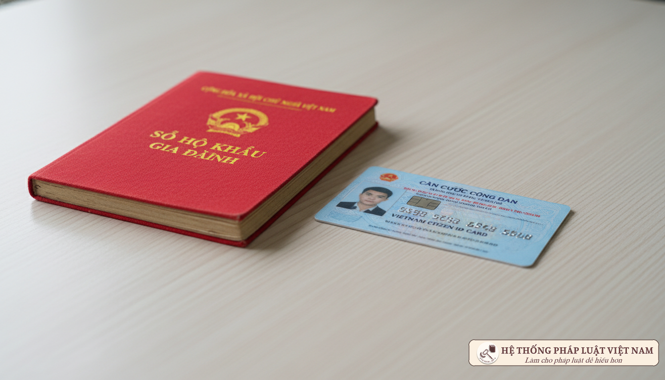 Chuyển đổi từ sổ hộ khẩu giấy sang căn cước công dân gắn chip