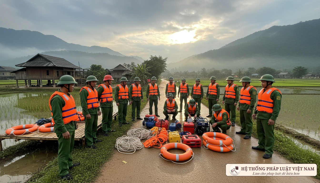 Quyền lợi mới cho lực lượng xung kích phòng chống thiên tai từ 20/8/2021: Mức trợ cấp tăng đáng kể?
