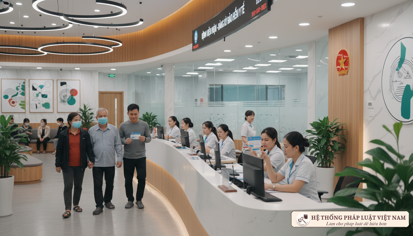 Khám chữa bệnh bảo hiểm y tế đúng tuyến 2021