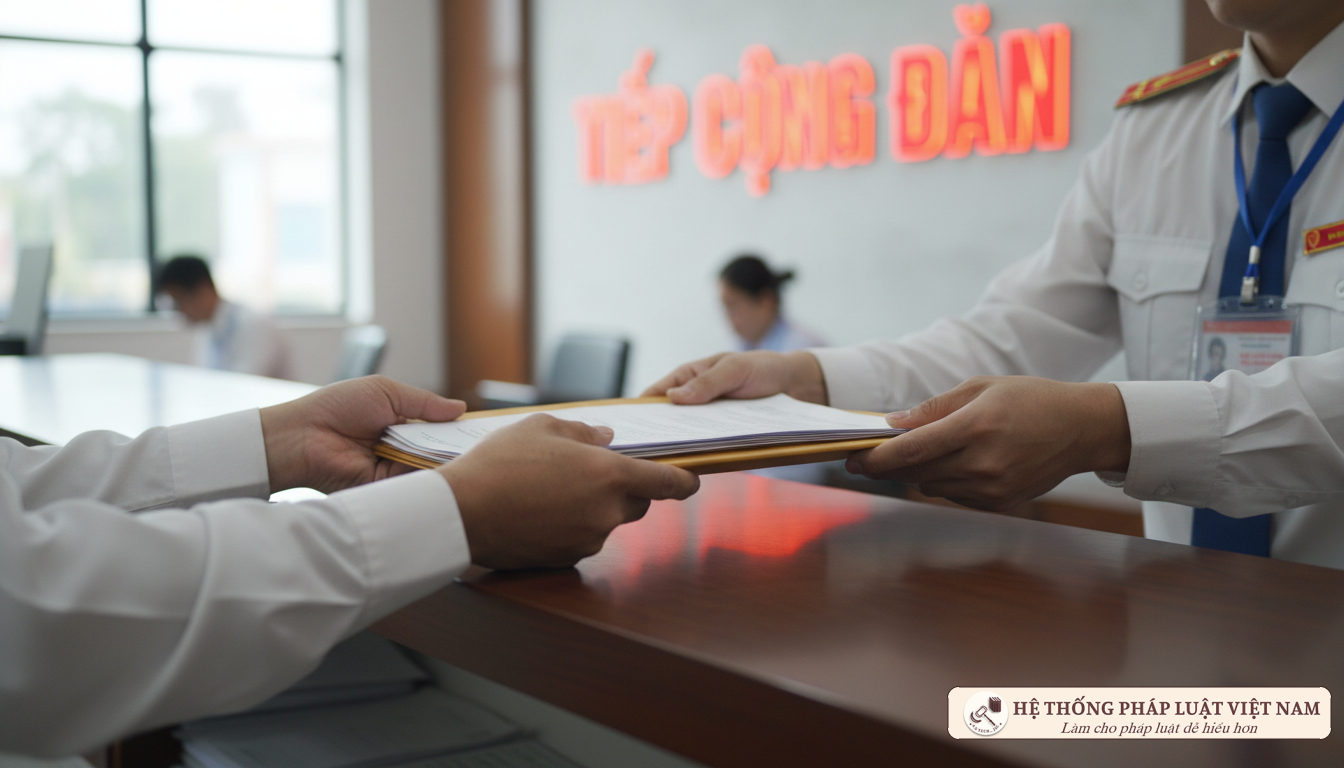 Tiếp nhận hồ sơ khiếu nại tố cáo