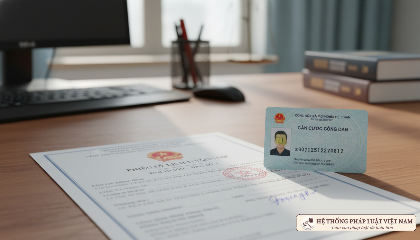 Hồ sơ cấp Phiếu lý lịch tư pháp 2021