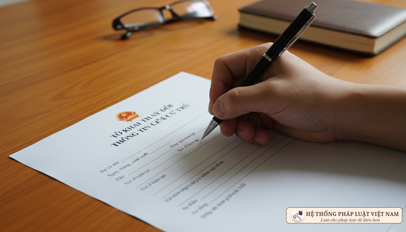 Tờ khai thay đổi thông tin cư trú