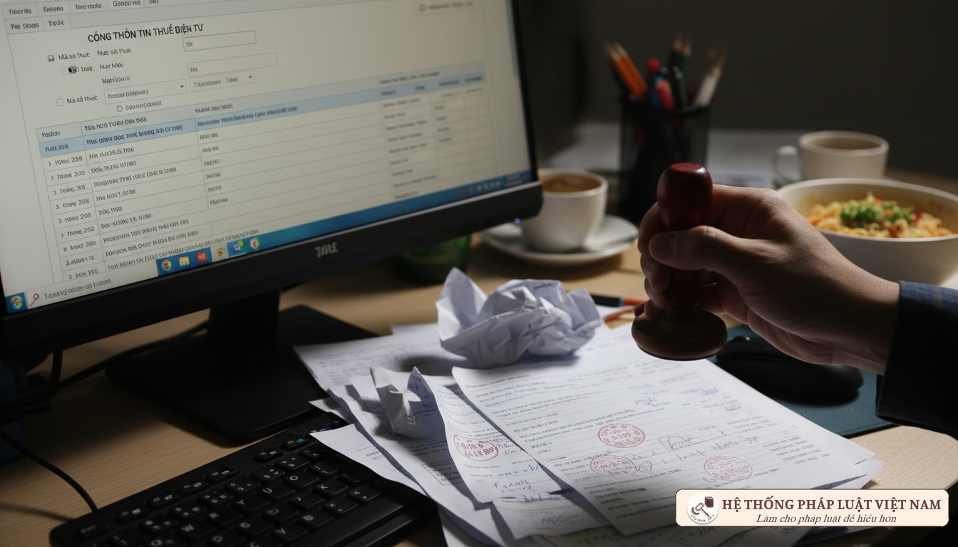 Giao diện nộp thuế điện tử Việt Nam