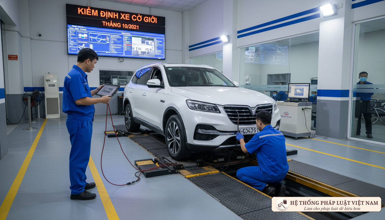 Thủ tục đăng kiểm xe ô tô từ tháng 10/2021: Những thay đổi &quot;sát sườn&quot; chủ xe cần biết để tránh bị từ chối
