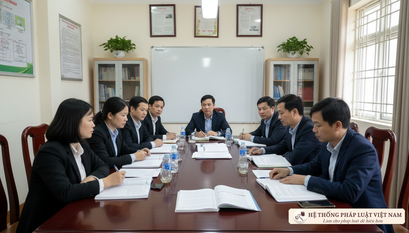 Giáo viên thảo luận về bảng lương mới 2021