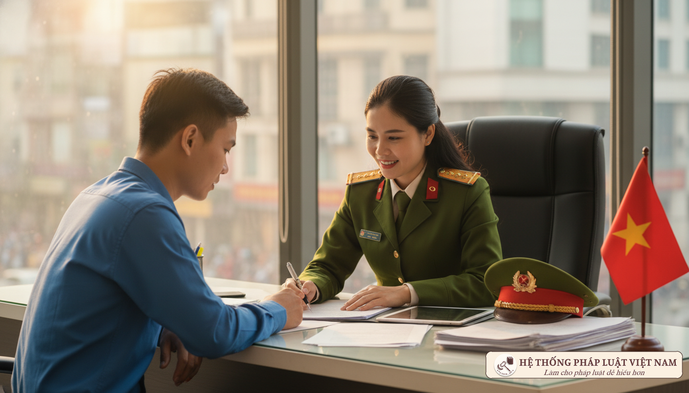 Cảnh sát Việt Nam hướng dẫn thủ tục cư trú