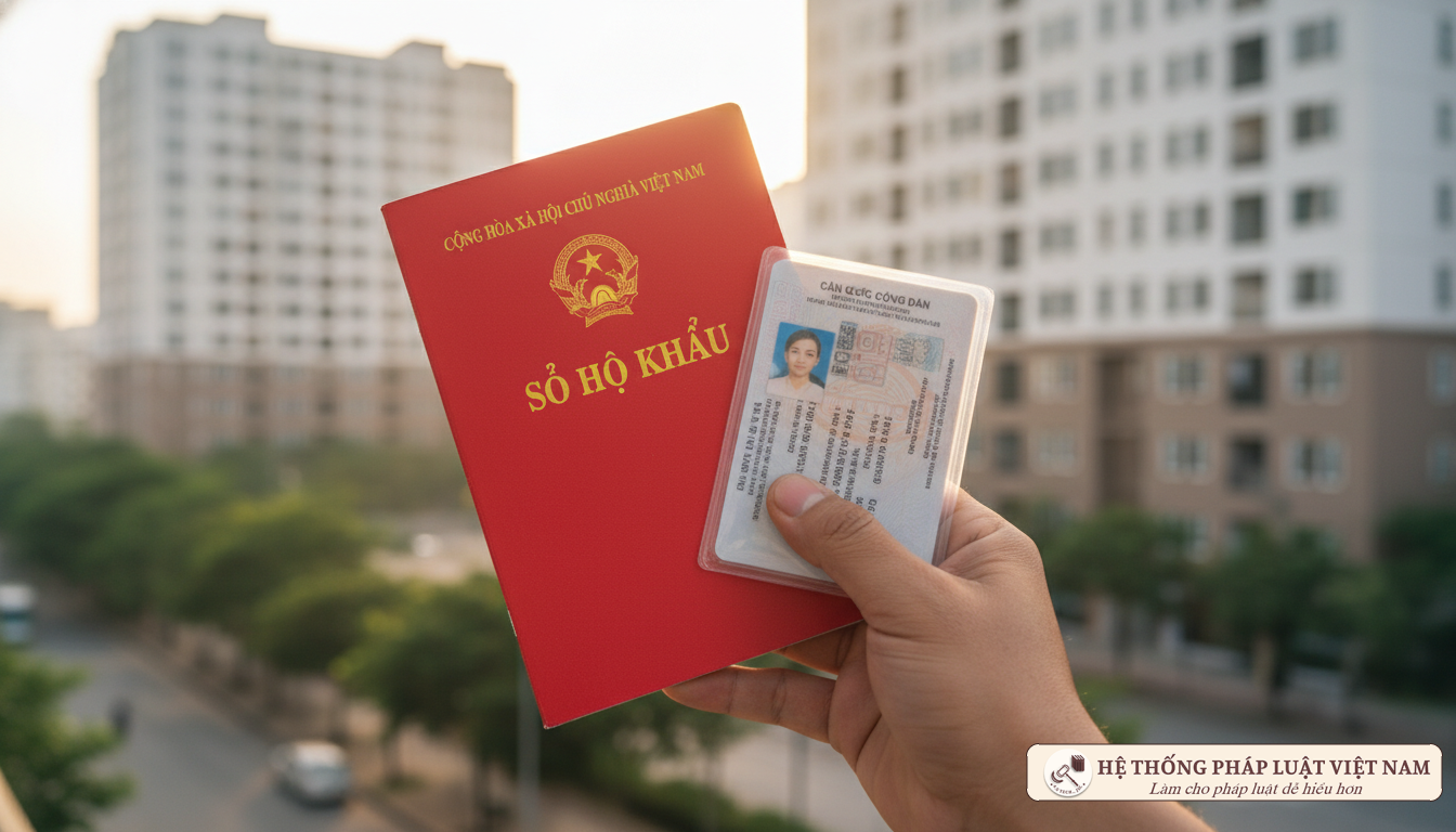 Sổ hộ khẩu và thẻ căn cước công dân Việt Nam