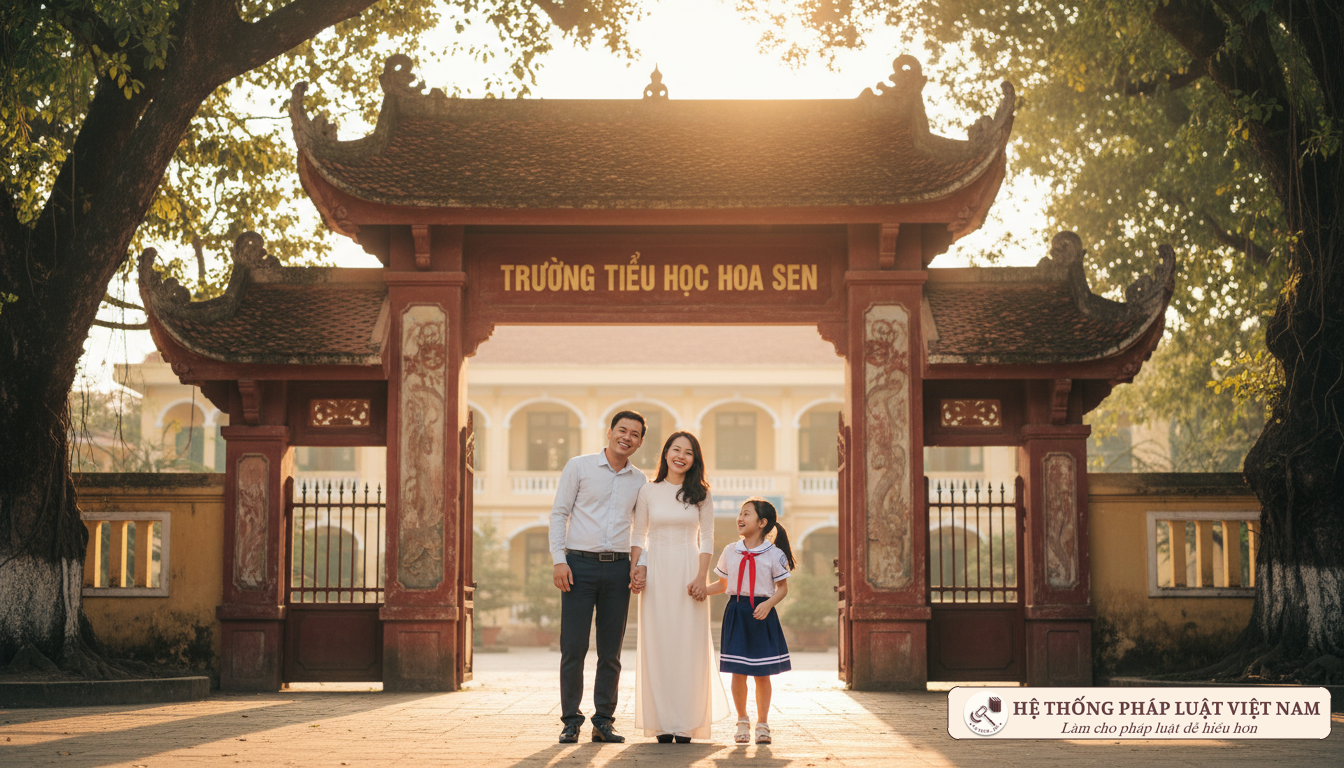 Gia đình hạnh phúc với hai con gái tại Việt Nam năm 2021