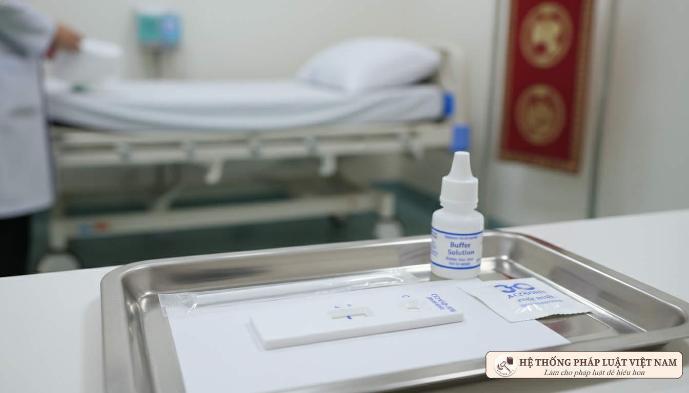 Cận cảnh bộ kit xét nghiệm nhanh Covid-19