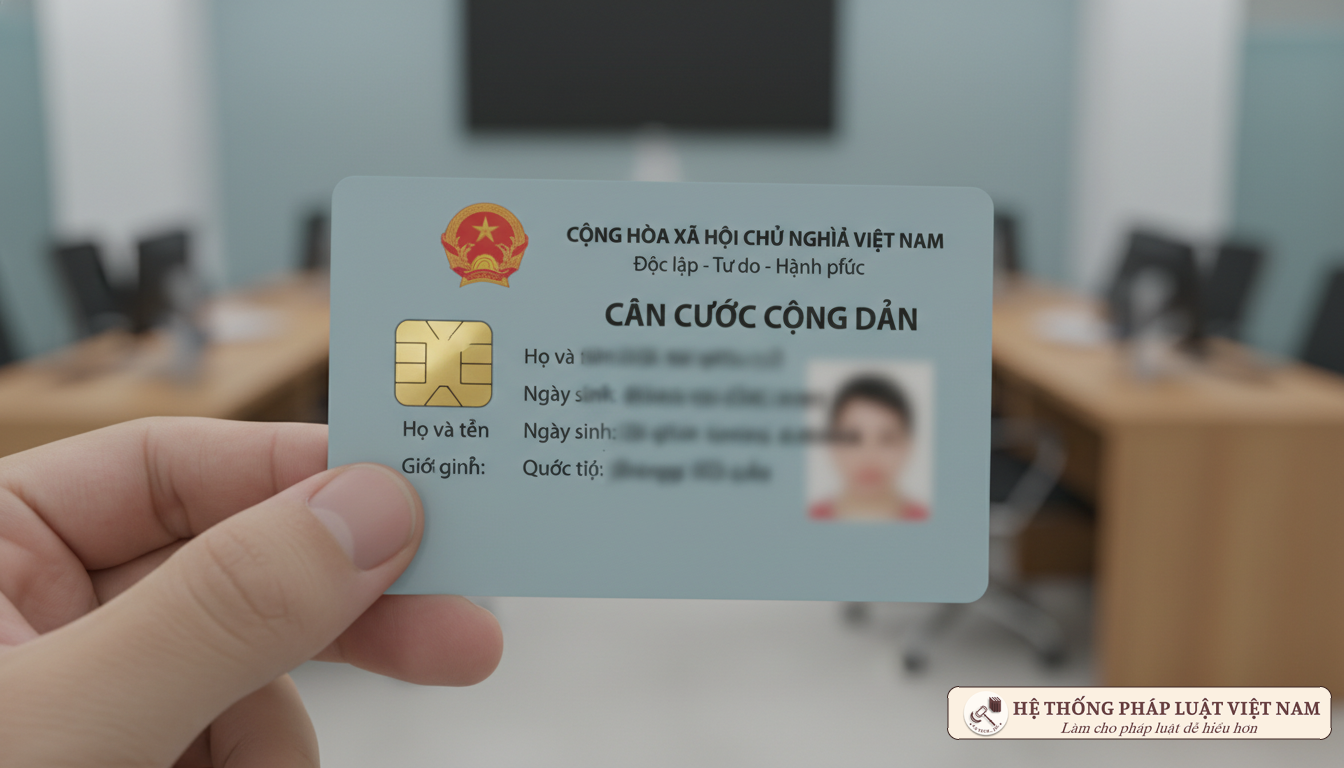 Cận cảnh chip trên thẻ CCCD
