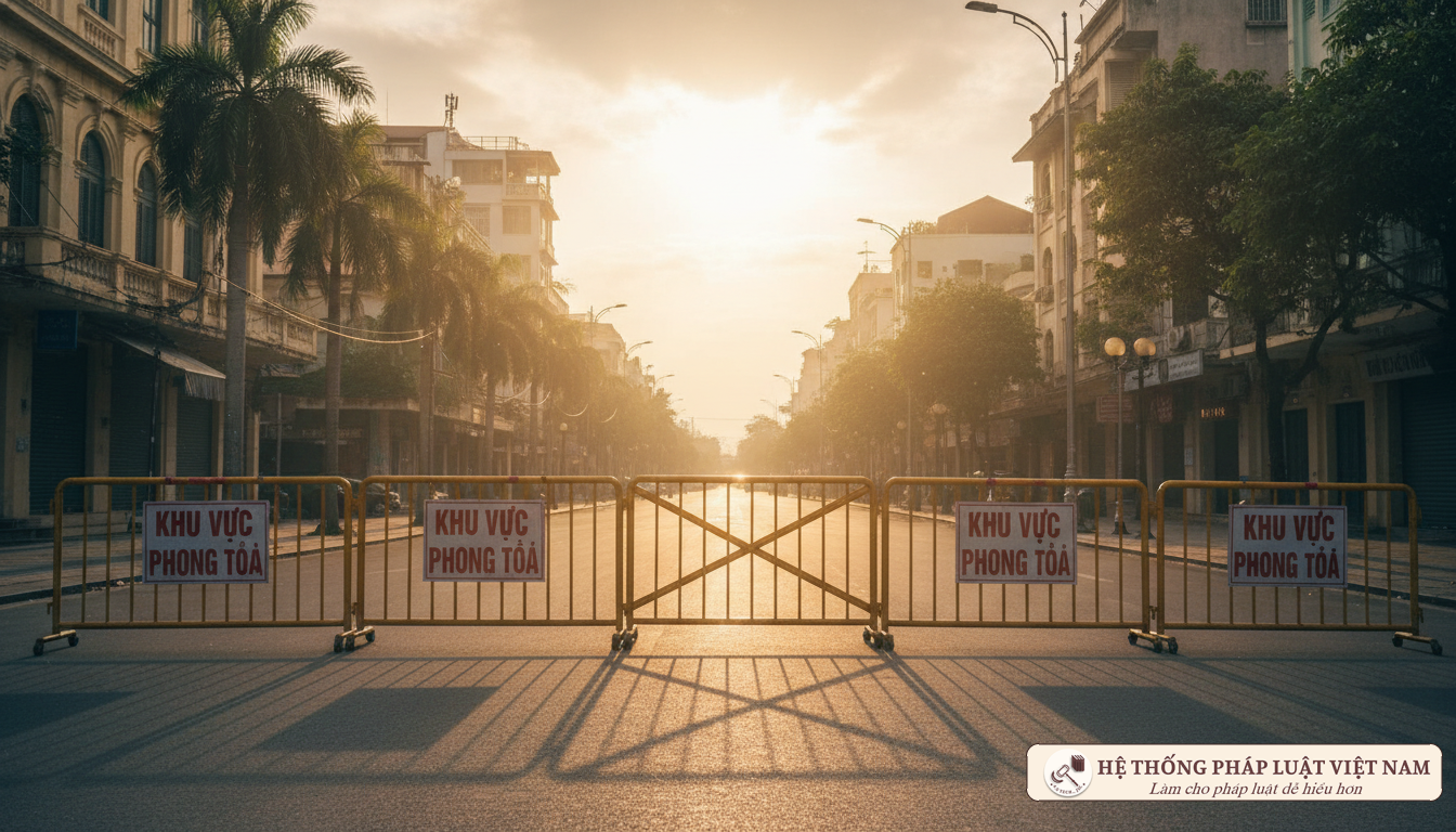 Khu vực phong tỏa tại TP.HCM năm 2021
