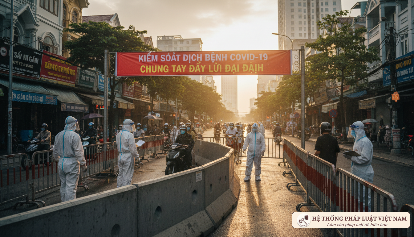 Chốt kiểm soát dịch bệnh tại Việt Nam năm 2021