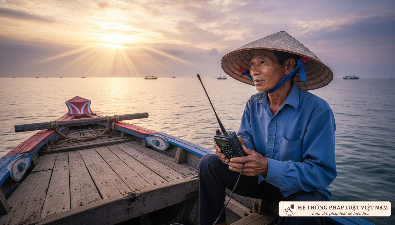 Tin vui cho ngư dân: Miễn phí sử dụng tần số vô tuyến điện cho tàu cá từ 01/5/2022
