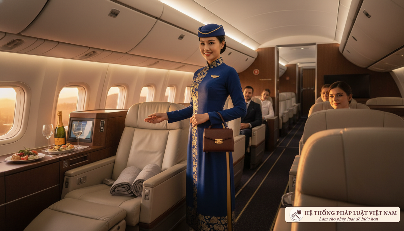 Tiếp viên hàng không chuyên cơ Việt Nam