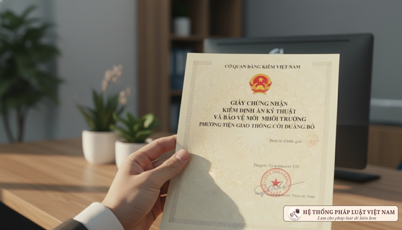 Giấy chứng nhận an toàn kỹ thuật xe cơ giới