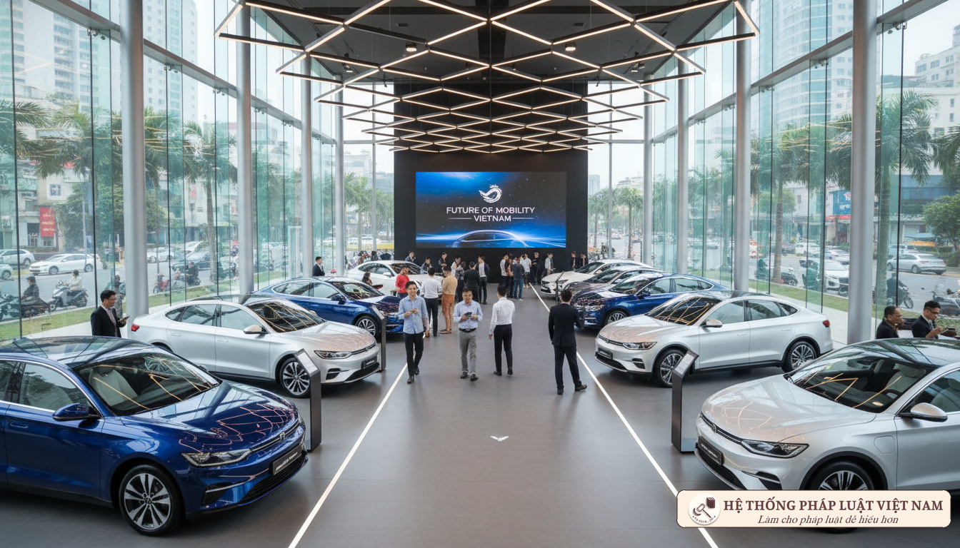 Showroom ô tô hiện đại tại Việt Nam