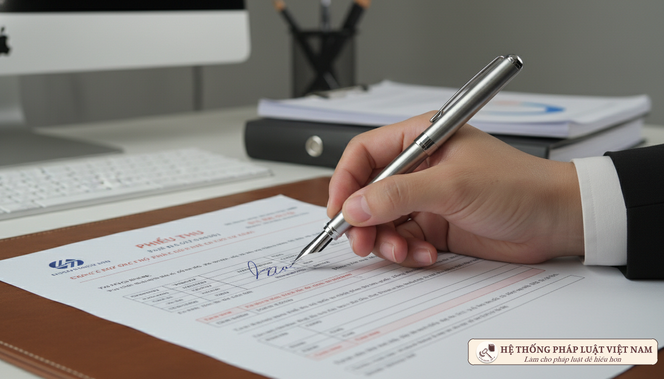Ký chứng từ kế toán hộ kinh doanh